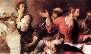 STROZZI, Bernardo Banquet at the House of Simon (detail) er Spain oil painting reproduction